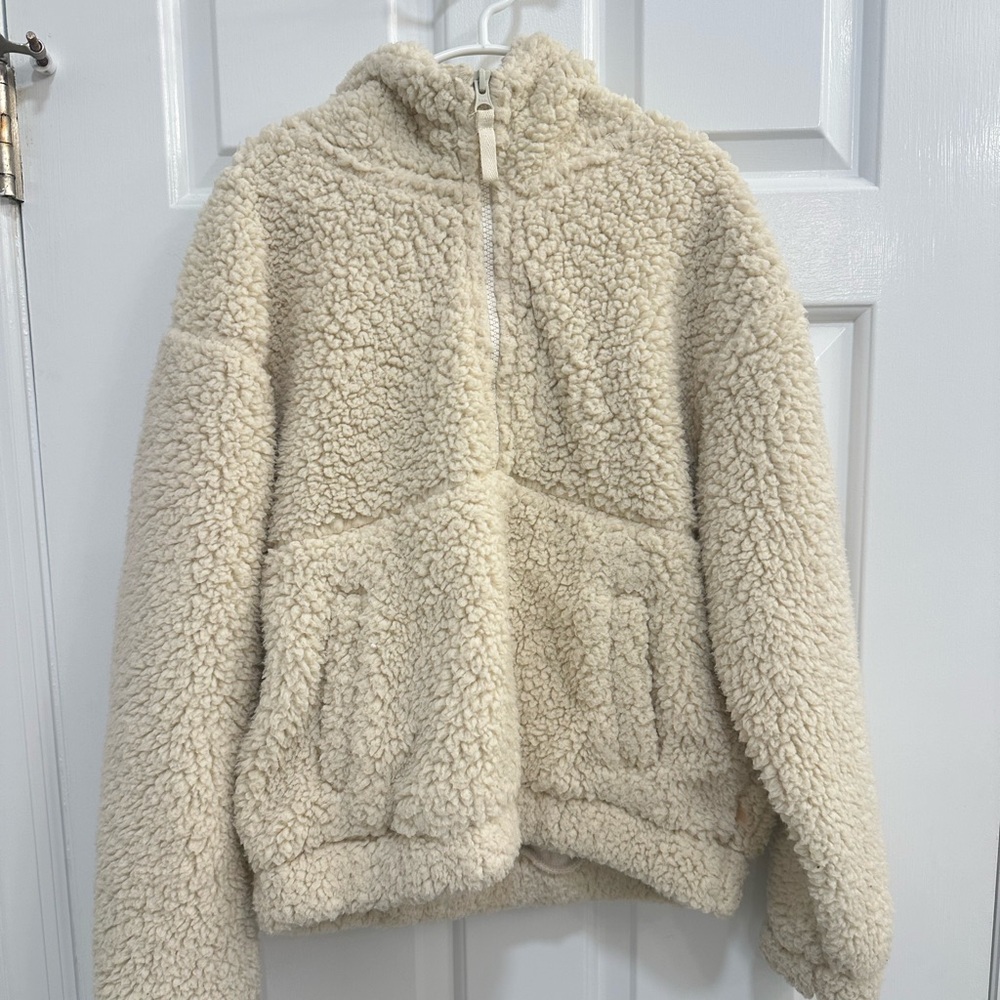 Kids Cozy Sherpa Sweater, Pullover, Half Zip